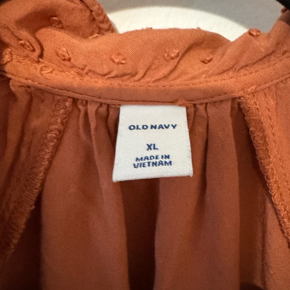 Old Navy Terracotta Midi Dress - Picture 5 of 7